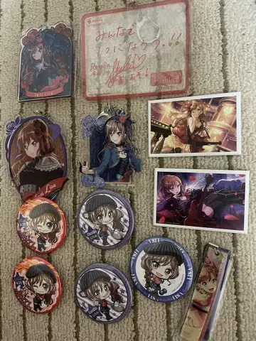 BanG Dream! 뱅드림 캔뱃지 로제리아 이마이 리사 Roselia