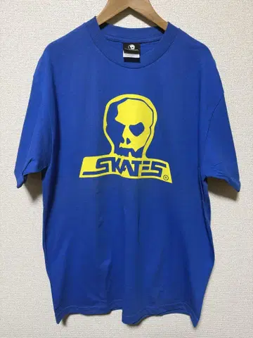 SKAULL SKATES 스컬 스케이트 티셔츠 캐나다제 파랑 블루