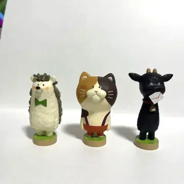 오가와 코헤이 Animal Friends 미니어처 컬렉션 3종