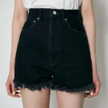 MOUSSY HW CUT OFF 숏 팬츠 마우지 블랙 1