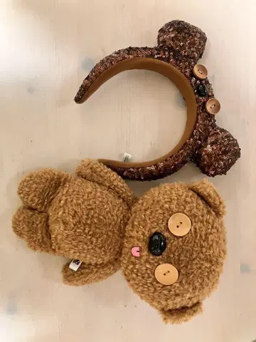 팀 봉제 인형 + 머리띠