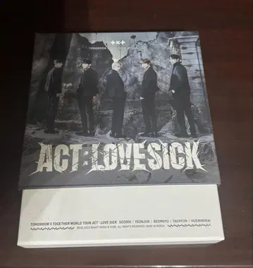 txt act lovesick dvd 투바