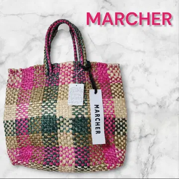 미사용 새상품 MARCHER 바스켓백 택 포함 바스켓백