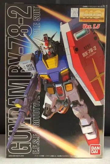 반다이 MG 1/100 기동전사 건담 건담 Ver1.5