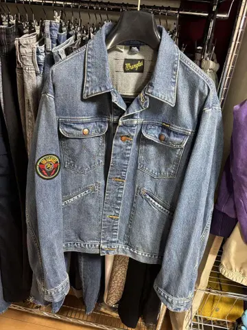 Wrangler 데님 자켓 사이즈 42 Foo Fighters 패치