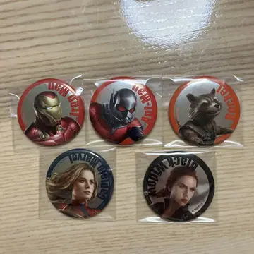 어벤져스 Avengers 엔드 게임 캔뱃지 세트