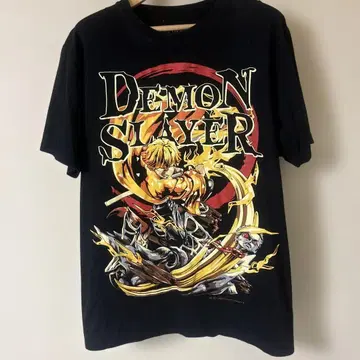 귀멸의 칼날 젠이츠 Demon Slayer 티셔츠 블랙