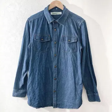LAUNDRY 랜드리 데님 셔츠 긴팔 남성용 M 구제 의류