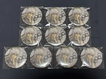 캐릭터 팝 꽃새와 달 배지 세트 사카타 긴토키