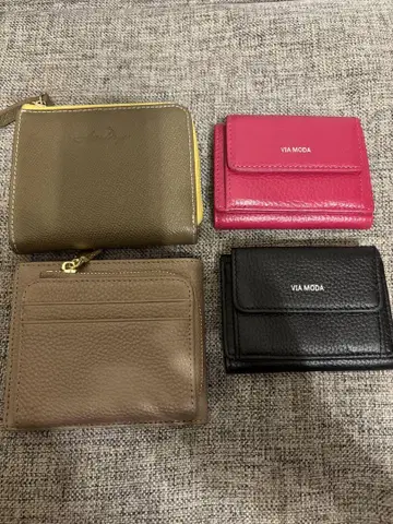 VIA MODA 3단 폴더형 지갑 2단 지갑 세트 판매