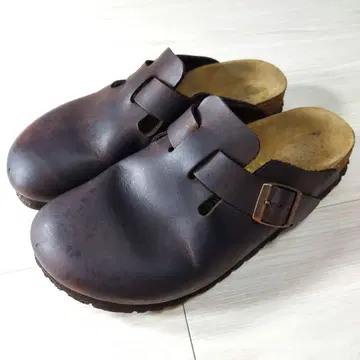 버켄스탁 보스턴 다크 브라운 사보 샌들 24cm