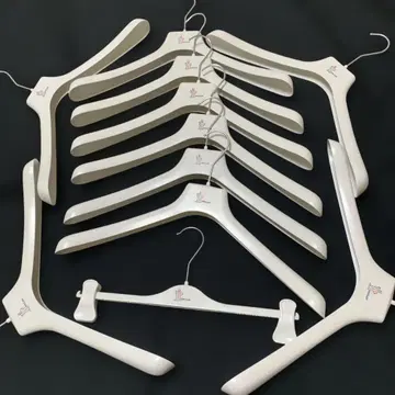 몽클레어 화이트 행거 10개 세트 팬츠 행거 포함 45cm