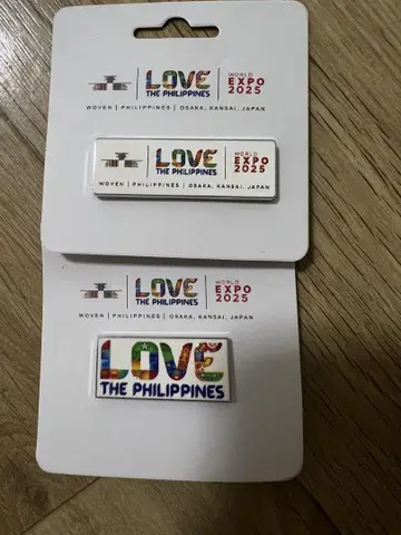 엑스포 필리핀 핀 배지 2개 세트