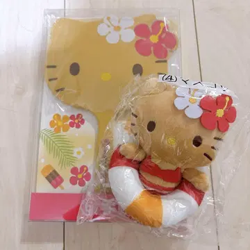 최종 가격 인하] 일광화상 키티 제일복권 2개 세트 거울 마스코트