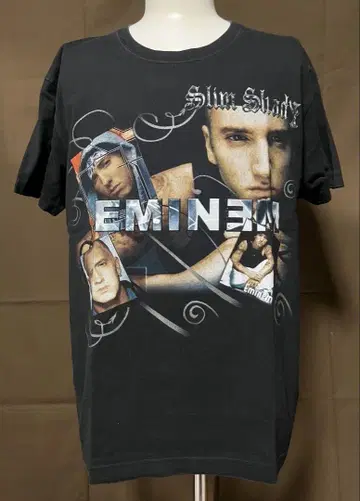 Eminem Slim Shady 티셔츠 블랙