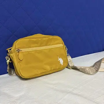 나일론 POLO 머스타드 숄더백