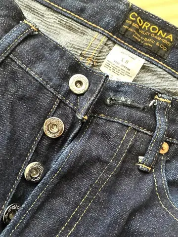 CORONA 스트레이트 데님 팬츠 XS 사이즈(30인치 상당)