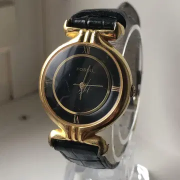 FOSSIL 여성용 시계 블랙 골드