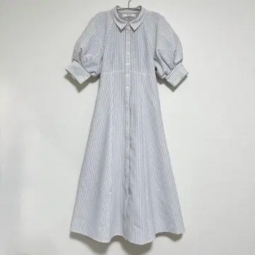 HerLipto 빈 볼륨 소매 셔츠 드레스