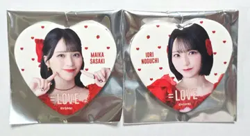 =LOVE 이코러브 사사키 마이카 노구치 이오리 토쿠베츄 캔뱃지