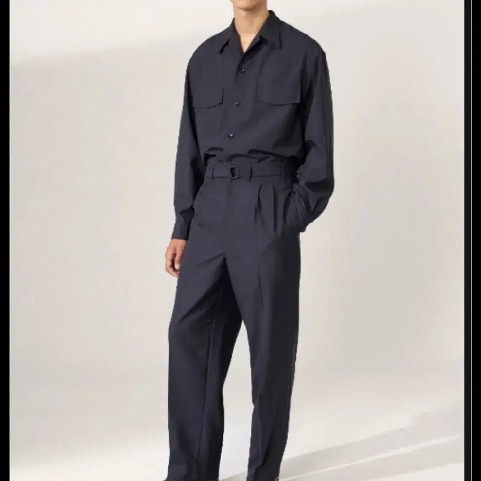 【DIMITRI BLACK】 Bio Western Cotton Shirt Shirt - 디미트리블랙 (DIMITRIBLACK)
