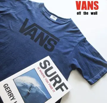 VANS 네이비 로고 티셔츠 레어 빈티지