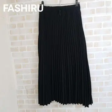 FASHIRU 택 포함 플리츠 스커트
