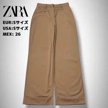 ZARA 자라 와이드 배기 슬랙스 롤업 플리츠 아카이브