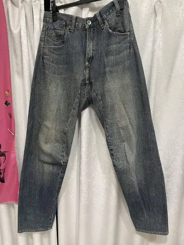 다크 블루 스트레이트 데님