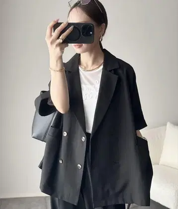 ANGIE 하프 슬리브 자켓