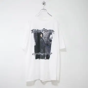 90년대 "BILLY SQUIER" 밴딩 티셔츠 화이트 XL