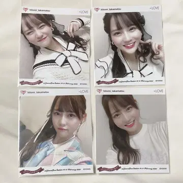 =LOVE 이코러브 스퀘어 포토 카드 다카마쓰 히토미 겨울 투어 컴프