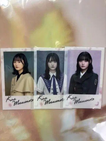 사쿠라자카46 마스모토 키라 랜덤 클리어 스티커 5th 8th 9th
