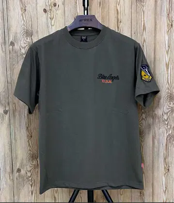 아비렉스 EMBROIDERED BLUE ANGELS 반팔 티셔츠