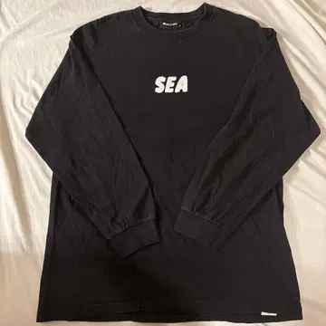 wind and sea 윈드앤씨 블랙 롱 T L 사이즈