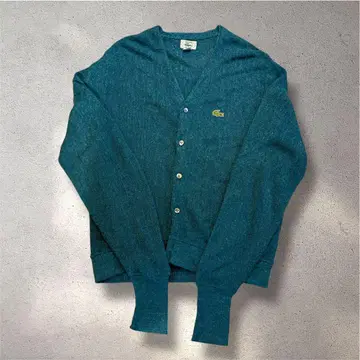 80년대 USA제 IZOD LACOSTE 라코스테 가디건 그린