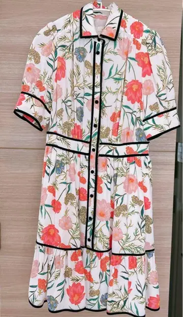kate spade 플라워 프린트 원피스 사이즈 2