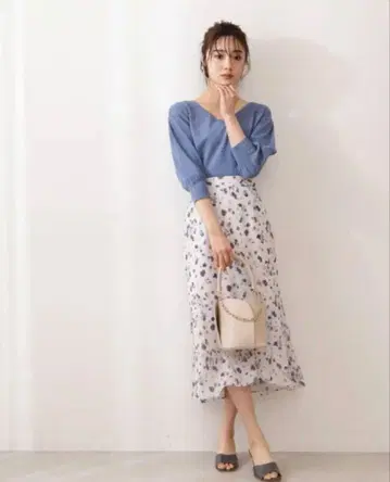 proportion 블러리 머메이드 스커트 스커트 여성용