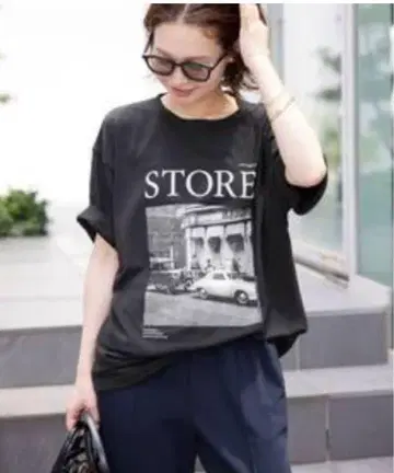 SLOBE IENA LIFE 포토 루즈 TEE