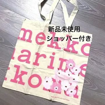 마리메꼬 marimekko 한정판 핑크 우니코 에코백 토트백 히비야