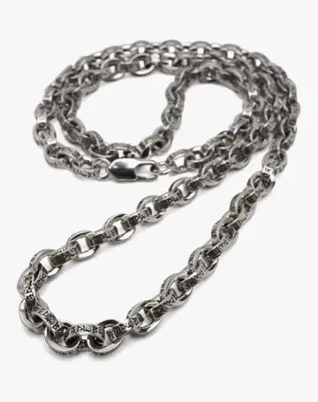 SILVER KYASYA 실버 925 페이퍼 체인 목걸이