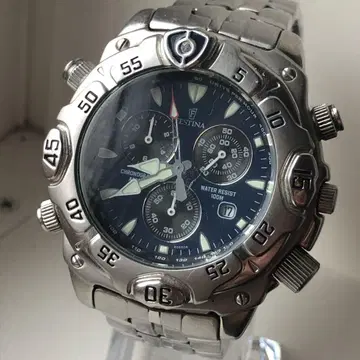 FESTINA 페스티나 배터리 새상품 크로노그래프 손목시계 100m 방수