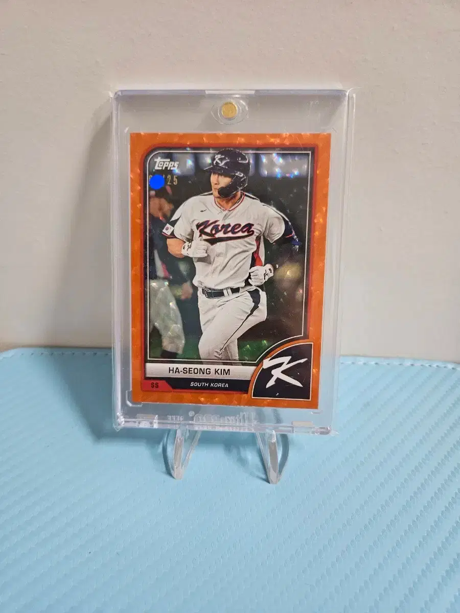 2023 Topps WBC 김하성 오렌지 포일 카드 25한정
