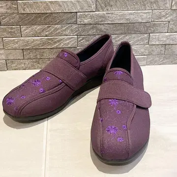 쾌보주의 카이호슈기 24.5cm 간호화 라메 퍼플 보라색