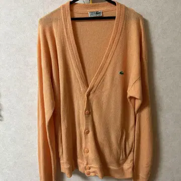라코스테 오렌지 가디건 M 사이즈