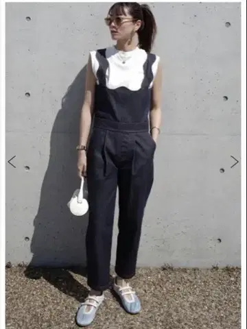 bow.a 살로펫 보우 DENIM SALOPETTE 인디고 S