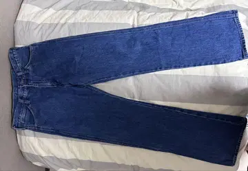 Wrangler 스트레이트 데님 팬츠 다크 블루
