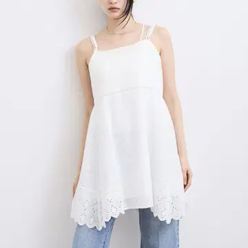 아이보리 레이스 슬리브리스 원피스