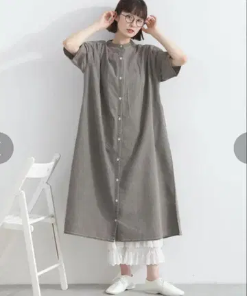 lupilien 루피리안 4.5OZ 데님 개더 원피스 인도산