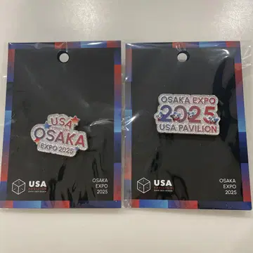 오사카 EXPO 2025 미국관 한정판 핀 배지